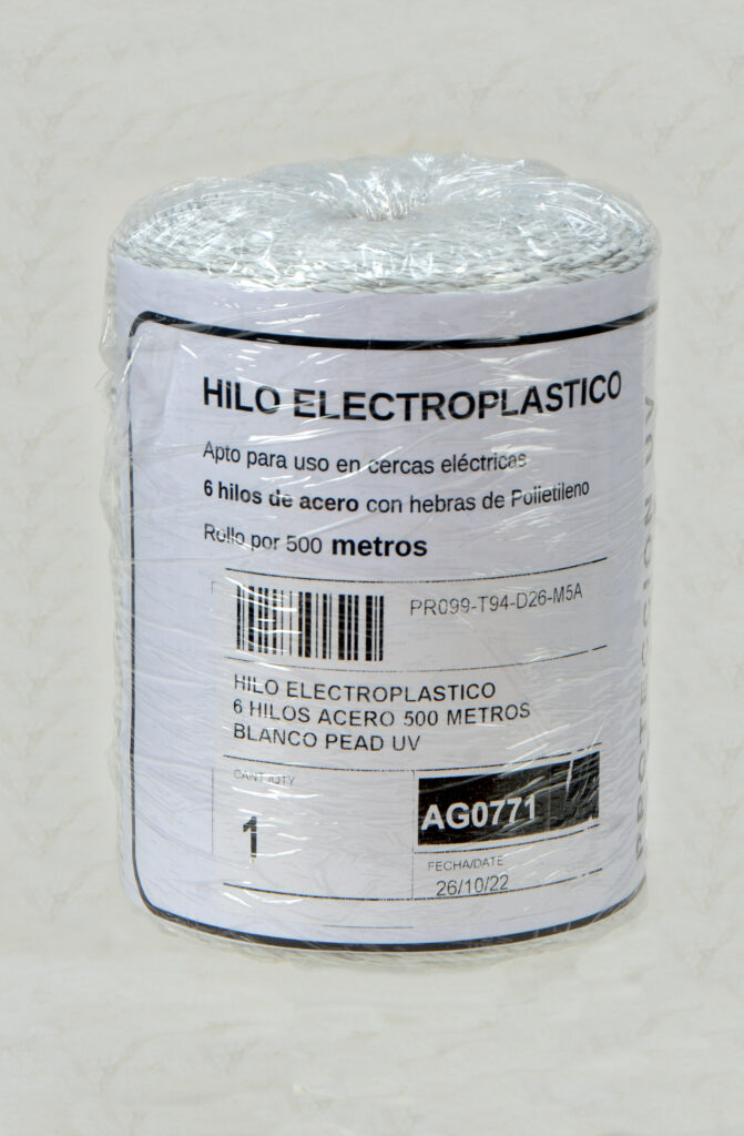 HILO ELECTROPLÁSTICO 6 H/500m